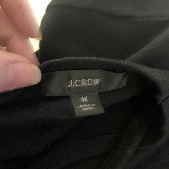 J.‎ CREW Black Twist Back Tiered Ruffle Midi Dress - Picture 8 of 9